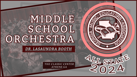2024 All State - Dr. Booth Middle School Orchestra