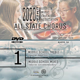 2020 All State Chorus - Group 1: Both Middle School Choirs