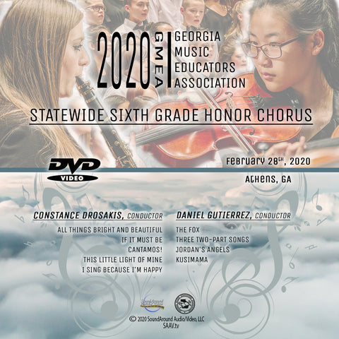 2020 Statewide 6th Grade Honor Chorus