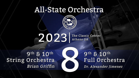 2023 All State Orchestra Group 8: 9/10 Orchestras