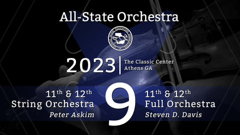 2023 All State Orchestra Group 9: 11/12 Orchestras